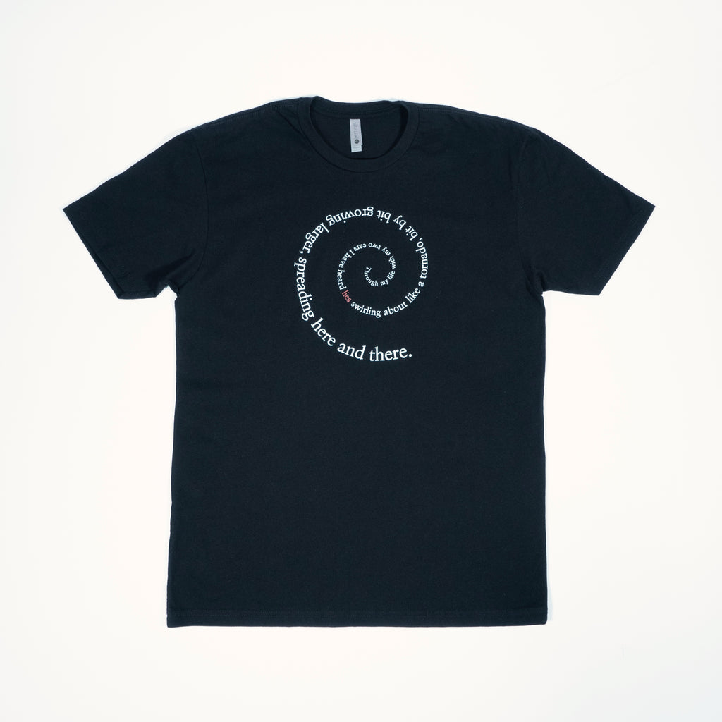 Poem T-Shirt - Black