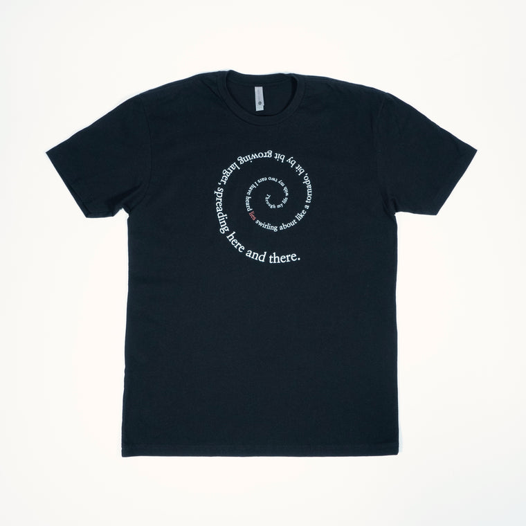 Poem T-Shirt - Black