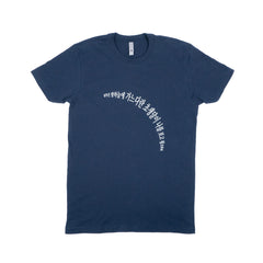 Poem T-Shirt - Navy Blue