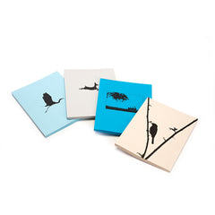 Silhouette Image Notebook (Bright Blue)