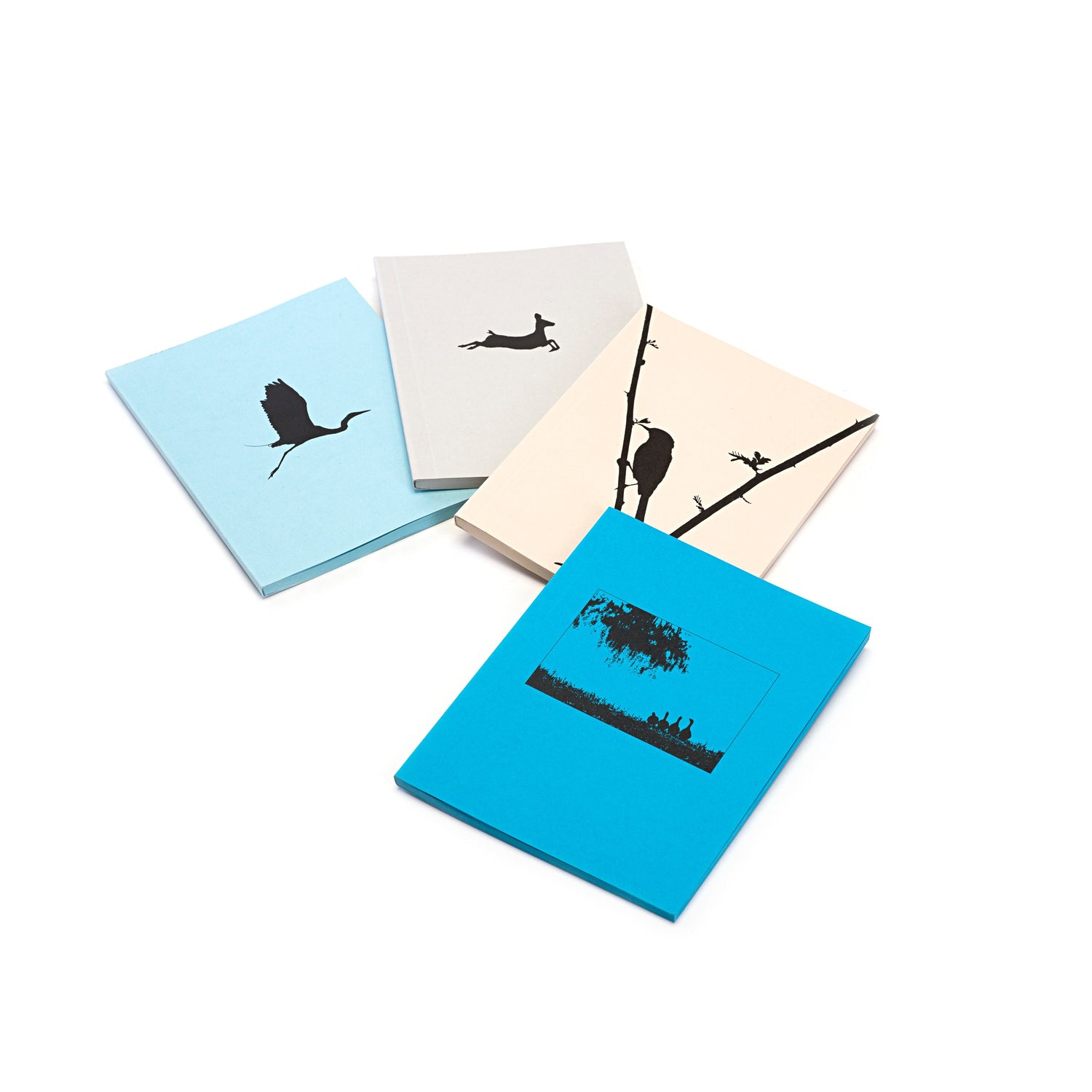 Silhouette Image Notebook (Blue)